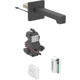 Geberit Brenta fali mosdócsaptelep keverő nélkül 17 cm, generátoros, matt fekete 116.275.14.1 Geberit Brenta fali mosdócsaptelep keverő nélkül 17 cm, generátoros, matt fekete 116.275.14.1