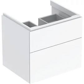 Geberit Xeno² alsó szekrény mosdóhoz 58x46,2 cm, két fiókkal, magasfényű fehér 500.506.01.1 Geberit Xeno² alsó szekrény mosdóhoz 58x46,2 cm, két fiókkal, magasfényű fehér 500.506.01.1