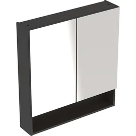Geberit Selnova Square 2 ajtós tükrös szekrény 58,8x85 cm, matt láva 501.265.00.1 Geberit Selnova Square 2 ajtós tükrös szekrény 58,8x85 cm, matt láva 501.265.00.1