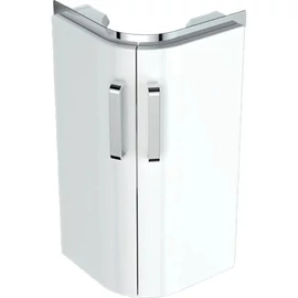 Geberit Selnova Compact 2 ajtós alsó szekrény sarok mosdóhoz 42,5x33 cm, matt fehér 501.484.00.1 Geberit Selnova Compact 2 ajtós alsó szekrény sarok mosdóhoz 42,5x33 cm, matt fehér 501.484.00.1