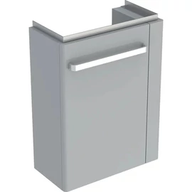 Geberit Selnova Comfort alsó szekrény kézmosóhoz 50 cm, jobb oldali törölközőtartó, rövidített kivitel, világosszürke 501.497.00.1 Geberit Selnova Comfort alsó szekrény kézmosóhoz 50 cm, jobb oldali törölközőtartó, rövidített kivitel, világosszürke 501.497.00.1
