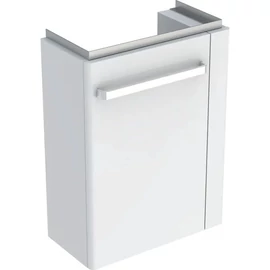 Geberit Selnova Comfort alsó szekrény kézmosóhoz 50 cm, jobb oldali törölközőtartó, rövidített kivitel,matt fehér 501.498.00.1 Geberit Selnova Comfort alsó szekrény kézmosóhoz 50 cm, jobb oldali törölközőtartó, rövidített kivitel,matt fehér 501.498.00.1