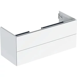 Geberit One alsó szekrény mosdóhoz 2 fiókkal 118x47 cm, magasfényű fehér 505.265.00.1