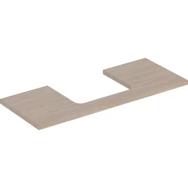 Geberit One mosdópult középső kivágással, pultra ültethető mosdóhoz 120x47 cm, tölgy 505.285.00.5 Geberit One mosdópult középső kivágással, pultra ültethető mosdóhoz 120x47 cm, tölgy 505.285.00.5