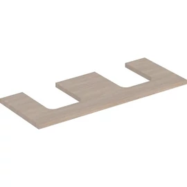 Geberit One mosdópult kivágással, két pultra ültethető tálformájú mosdóhoz 120x47 cm, tölgy 505.335.00.5 Geberit One mosdópult kivágással, két pultra ültethető tálformájú mosdóhoz 120x47 cm, tölgy 505.335.00.5