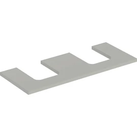Geberit One mosdópult kivágással, két pultra ültethető tálformájú mosdóhoz 120x47 cm, matt greige 505.335.00.7 Geberit One mosdópult kivágással, két pultra ültethető tálformájú mosdóhoz 120x47 cm, matt greige 505.335.00.7