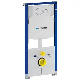 Geberit 111.301.KJ.5 Duofix WC szerelőelem UP320 tartállyal + Sigma20 nyomólap Fehér/fényes króm/fehér színű Geberit 111.301.KJ.5 Duofix WC szerelőelem UP320 tartállyal + Sigma20 nyomólap Fehér/fényes króm/fehér színű