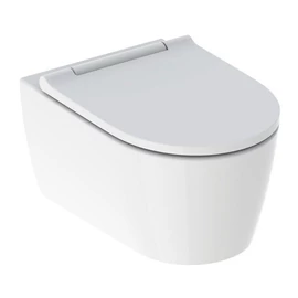 Geberit ONE fali WC mélyöblítésű, TurboFlush, WC-ülőkével fehér betéttel 500.201.01.1