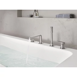 Grohe Lineare 4-lyukú perembe építhető kádtöltő csaptelep, supersteel 19577 DC1 (19577DC1) Grohe Lineare 4-lyukú perembe építhető kádtöltő csaptelep, supersteel 19577 DC1 (19577DC1)