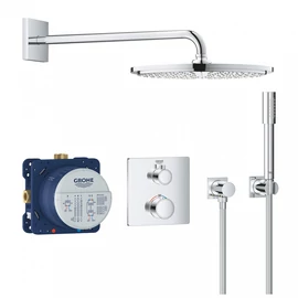 Grohe Grohtherm Rainshower Cosmo 310 falsík alatti termosztátos zuhanycsaptelep szett, 2 funkciós 34730000 Grohe Grohtherm Rainshower Cosmo 310 falsík alatti termosztátos zuhanycsaptelep szett, 2 funkciós 34730000