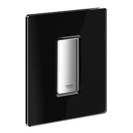 Grohe Skate Cosmopolitan nyomólap vizeldéhez, fekete üveg 38846 KS0 (38846KS0)