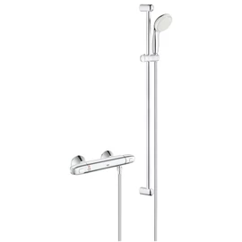 Grohe Grohtherm 1000 Termosztátos zuhanycsaptelep 1/2″ zuhanygarnitúrával 34256004 Grohe Grohtherm 1000 Termosztátos zuhanycsaptelep 1/2″ zuhanygarnitúrával 34256004