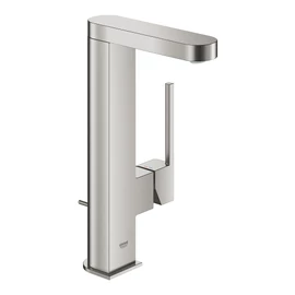 Grohe Plus egykaros magasított mosdócsaptelep L-méret matt szuperacél 23851DC3 Grohe Plus egykaros magasított mosdócsaptelep L-méret matt szuperacél 23851DC3