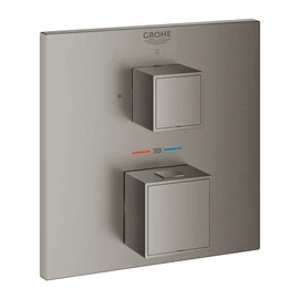 Grohe Grohtherm Cube Termosztátos keverő 1 kimenethez elzáró szeleppel matt hard grafit 24153AL0