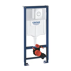 Grohe Solido WC-tartály, szerelőkeret (falsík mögötti), 1.13 m beépítési magasság króm 38832000 Grohe Solido WC-tartály, szerelőkeret (falsík mögötti), 1.13 m beépítési magasság króm 38832000