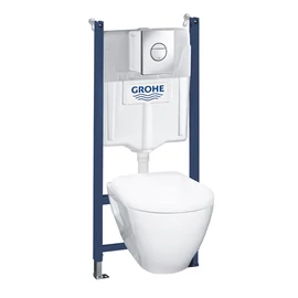 Grohe Solido Compact 4 az 1-ben WC szett króm 38950000 Grohe Solido Compact 4 az 1-ben WC szett króm 38950000