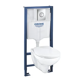 Grohe Solido 4 az 1-ben WC szett, 1,13 méteres telepítési magasság króm 39499000 Grohe Solido 4 az 1-ben WC szett, 1,13 méteres telepítési magasság króm 39499000