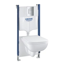 Grohe Solido Compact 5 az 1-ben WC szett, 1,13 méteres telepítési magasság 39816000 Grohe Solido Compact 5 az 1-ben WC szett, 1,13 méteres telepítési magasság 39816000
