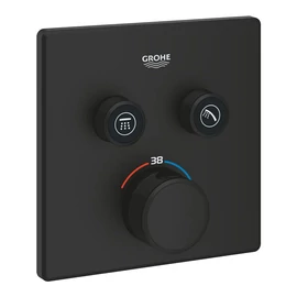 Grohe Grohtherm SmartControl Termosztát falsík mögötti telepítéshez, 2 fogyasztóra Fekete 102166KF00 Grohe Grohtherm SmartControl Termosztát falsík mögötti telepítéshez, 2 fogyasztóra Fekete 102166KF00