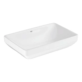 Grohe Euro Ceramic Mosdótál 60x40 cm, túlfolyóval, csapfurat nélkül, antibakteriális felülettel HyperClean, Alpin fehér 102434SH00