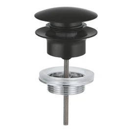 Grohe Leeresztő szett nyomódugóval (push-open) Matt fekete 1024642430 Grohe Leeresztő szett nyomódugóval (push-open) Matt fekete 1024642430