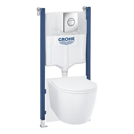 Grohe Solido Compact 5 az 1-ben WC szett, 1,13 méteres telepítési magasság, Fehér 103843SH00