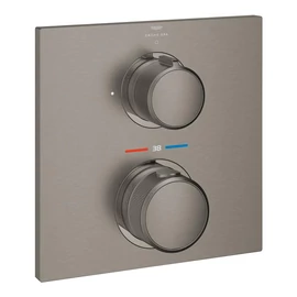 Grohe Allure Termosztát falsík mögötti telepítéshez, 1 fogyasztóra, Matt Grafit 19380AL2