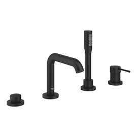Grohe Essence 4-lyukas, egykaros kádkombináció Fekete 25251KF1 Grohe Essence 4-lyukas, egykaros kádkombináció Fekete 25251KF1