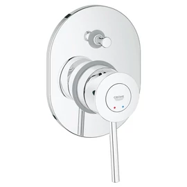 Grohe BauClassic Egykaros falba épített kádcsaptelep, króm 29047000 Grohe BauClassic Egykaros falba épített kádcsaptelep, króm 29047000