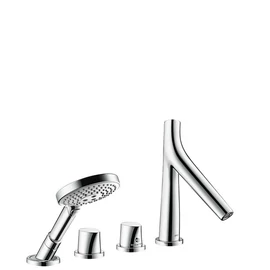 Hansgrohe AXOR Starck Organic 4-lyukú épített peremre szerelhető csaptelep termosztáttal 12426000 Hansgrohe AXOR Starck Organic 4-lyukú épített peremre szerelhető csaptelep termosztáttal 12426000