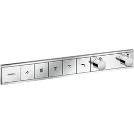 Hansgrohe RainSelect Falsík alatti termosztátos csaptelep színkészlet 5 fogyasztóhoz, króm 15384000 Hansgrohe RainSelect Falsík alatti termosztátos csaptelep színkészlet 5 fogyasztóhoz, króm 15384000