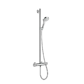 Hansgrohe Croma Select S Multi SemiPipe termosztátos csaptelep zuhanyszettel fehér/króm 27247 400 (27247400)