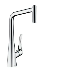 Hansgrohe M7116-H320 egykaros konyhai csaptelep 320 kihúzható zuhanyfejjel, króm 73801000 Hansgrohe M7116-H320 egykaros konyhai csaptelep 320 kihúzható zuhanyfejjel, króm 73801000
