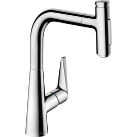 Hansgrohe M5117-H220 egykaros konyhai csaptelep kihúzható kifolyóval 72824000 Hansgrohe M5117-H220 egykaros konyhai csaptelep kihúzható kifolyóval 72824000