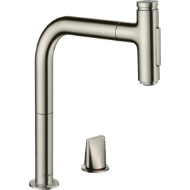 Hansgrohe Metris Select M71 - M7120-H200 2-lyukú egykaros konyhai csaptelep kihúzható kifolyóval 73819800