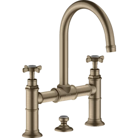 Hansgrohe AXOR Montreux kétkaros felsőhidas mosdócsaptelep, szálcsiszolt nikkel 16510820 Hansgrohe AXOR Montreux kétkaros felsőhidas mosdócsaptelep, szálcsiszolt nikkel 16510820