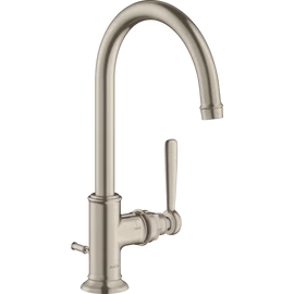 Hansgrohe Axor Montreux egykaros mosdócsaptelep 210, automata lefolyó-garniturával, szálcsiszolt nikkel 16517820 Hansgrohe Axor Montreux egykaros mosdócsaptelep 210, automata lefolyó-garniturával, szálcsiszolt nikkel 16517820