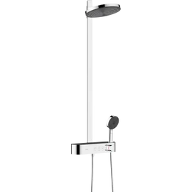 Hansgrohe Pulsify S Showerpipe 260, 2 jet, és ShowerTablet Select 400 króm 24240000