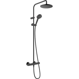 Hansgrohe Vernis Blend Showerpipe 200, 1 jet, EcoSmart, termosztáttal matt fekete 26089670
