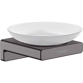 Hansgrohe AddStoris Szappantartó szálcsiszolt fekete/króm 41746340