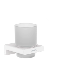 Hansgrohe AddStoris Fogkefe tartó pohár matt fehér 41749700