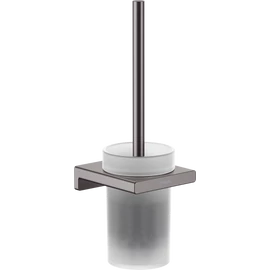 Hansgrohe AddStoris WC feke tartó, falra szerelhető szálcsiszolt fekete/króm 41752340