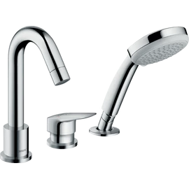 Hansgrohe Logis 3-lyukú peremre szerelhető egykaros kádcsaptelep króm 71313000