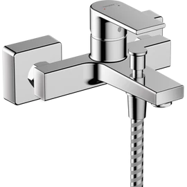 Hansgrohe Vernis Shape Egykaros kádcsaptelep falsíkon kívüli szereléshez, 2 féle átfolyási sebességgel króm 71453000