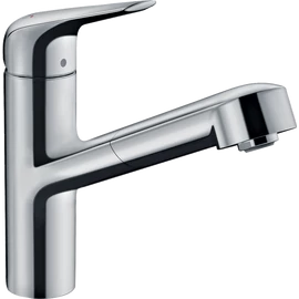 Hansgrohe Focus M42 Egykaros konyhai csaptelep kihúzható kifolyóval króm 71814000 Hansgrohe Focus M42 Egykaros konyhai csaptelep kihúzható kifolyóval króm 71814000