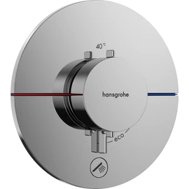 Hansgrohe ShowerSelect Comfort S Falsík alatti Kád/Zuhany termosztát mennyiségszabályozóval, 1+1 funkciós 15562000
