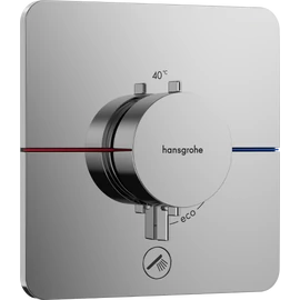 Hansgrohe ShowerSelect Comfort Q Falsík alatti Kád/Zuhany termosztát mennyiségszabályozóval, 1+1 funkciós 15589000