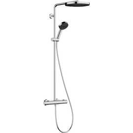 Hansgrohe Pulsify S Puro Showerpipe 260, 1jet, EcoSmart, Ecostat Fine termosztáttal és 3jet kézizuhannyal Króm 24237000