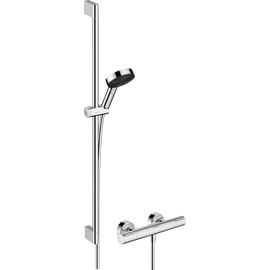 Hansgrohe Pulsify Select S Zuhanyrendszer 3jet Relaxation 105 EcoSmart kézizuhannyal, Ecostat Element termosztáttal, és 90cm-es zuhanyrúddal Króm 24271000 Hansgrohe Pulsify Select S Zuhanyrendszer 3jet Relaxation 105 EcoSmart kézizuhannyal, Ecostat Element termosztáttal, és 90cm-es zuhanyrúddal Króm 24271000
