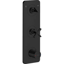 Axor Citterio E termosztát színkészlet dekorlappal, matt fekete 36703670